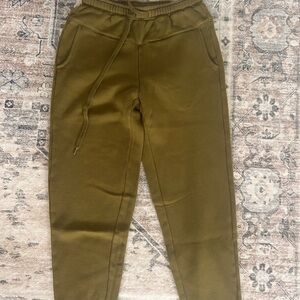 Madewell Olive Green Drawstring Jogger Pants